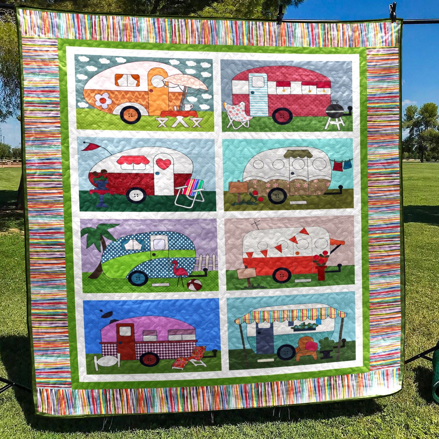 Camping CLM020747 Quilt Blanket