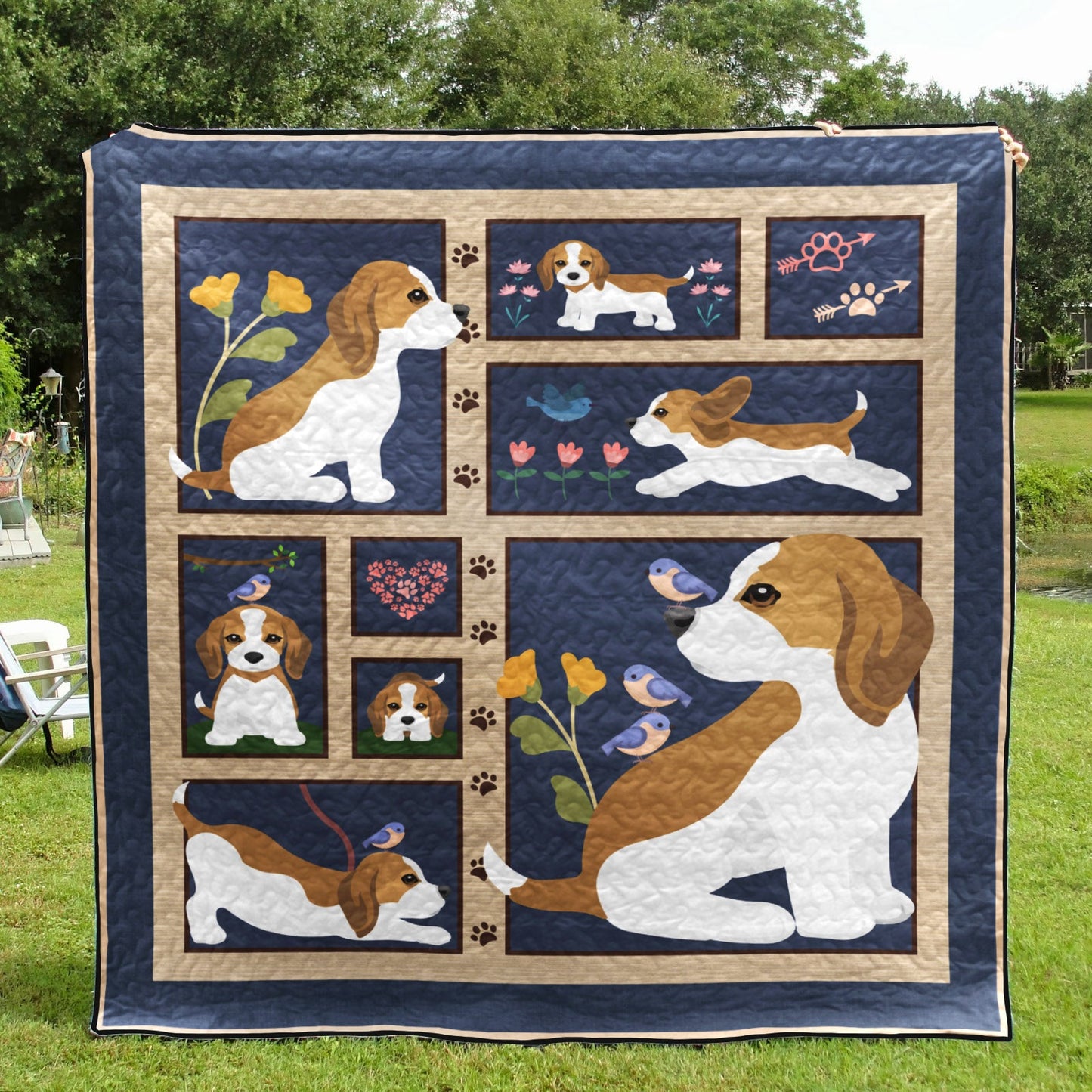 Beagle HN120701 Quilt Blanket