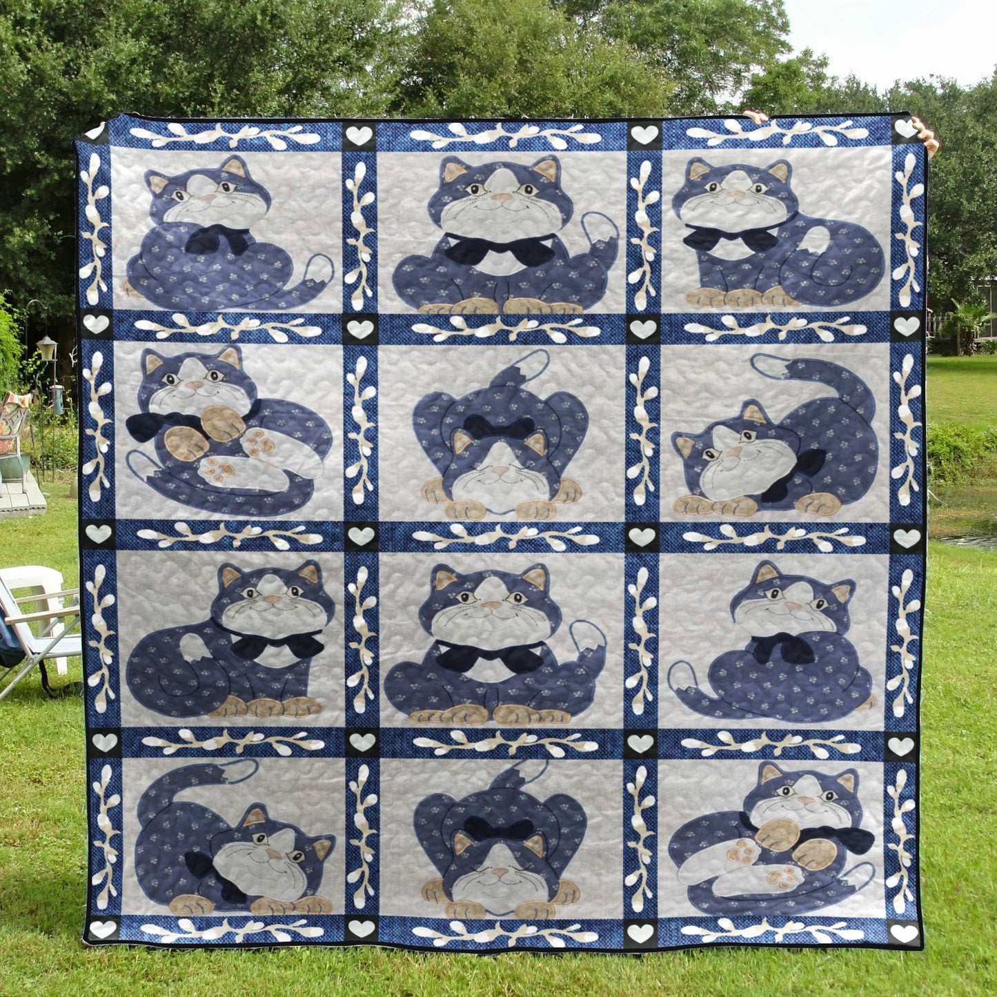 Cat CLP020710 Quilt Blanket