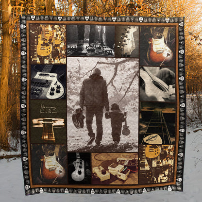 Guitar TG130701A TBG Quilt Blanket