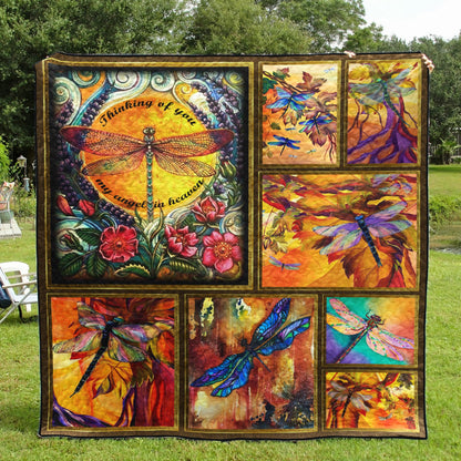 Dragonfly CG130719 Quilt Blanket