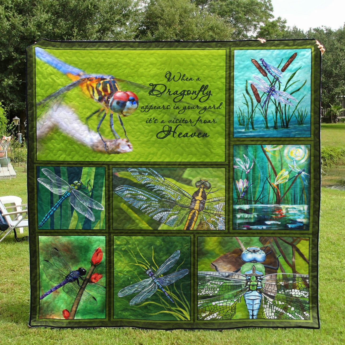 Dragonfly NN130722 Quilt Blanket