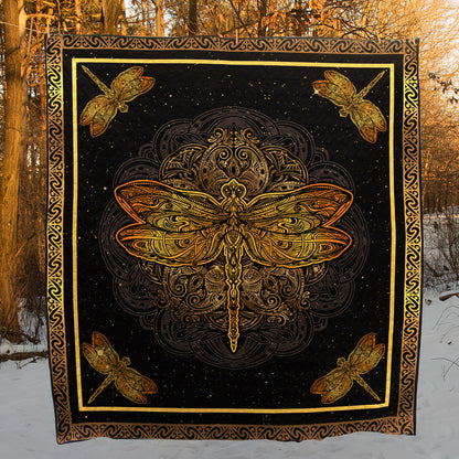 Dragonfly QN130723 Quilt Blanket