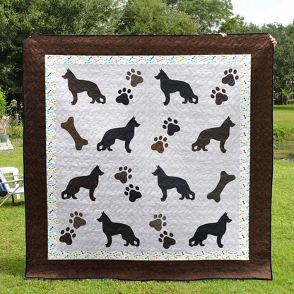 German Shepherd CLM210619 Quilt Blanket