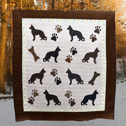 German Shepherd CLM210619 Quilt Blanket