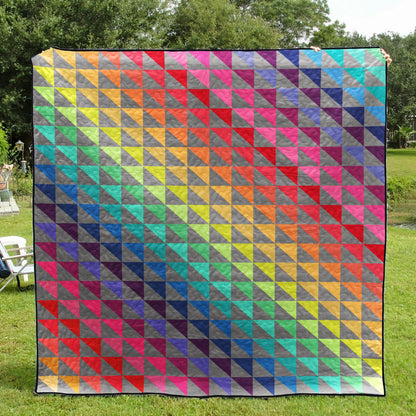 Rainbow CLM200678 Quilt Blanket