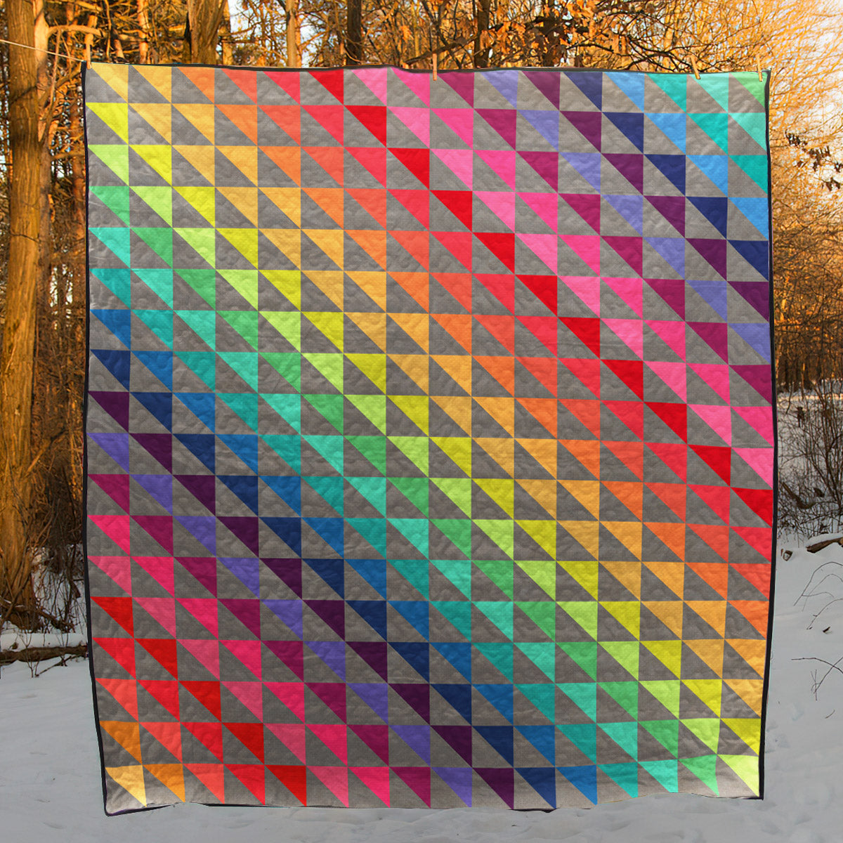 Rainbow CLM200678 Quilt Blanket