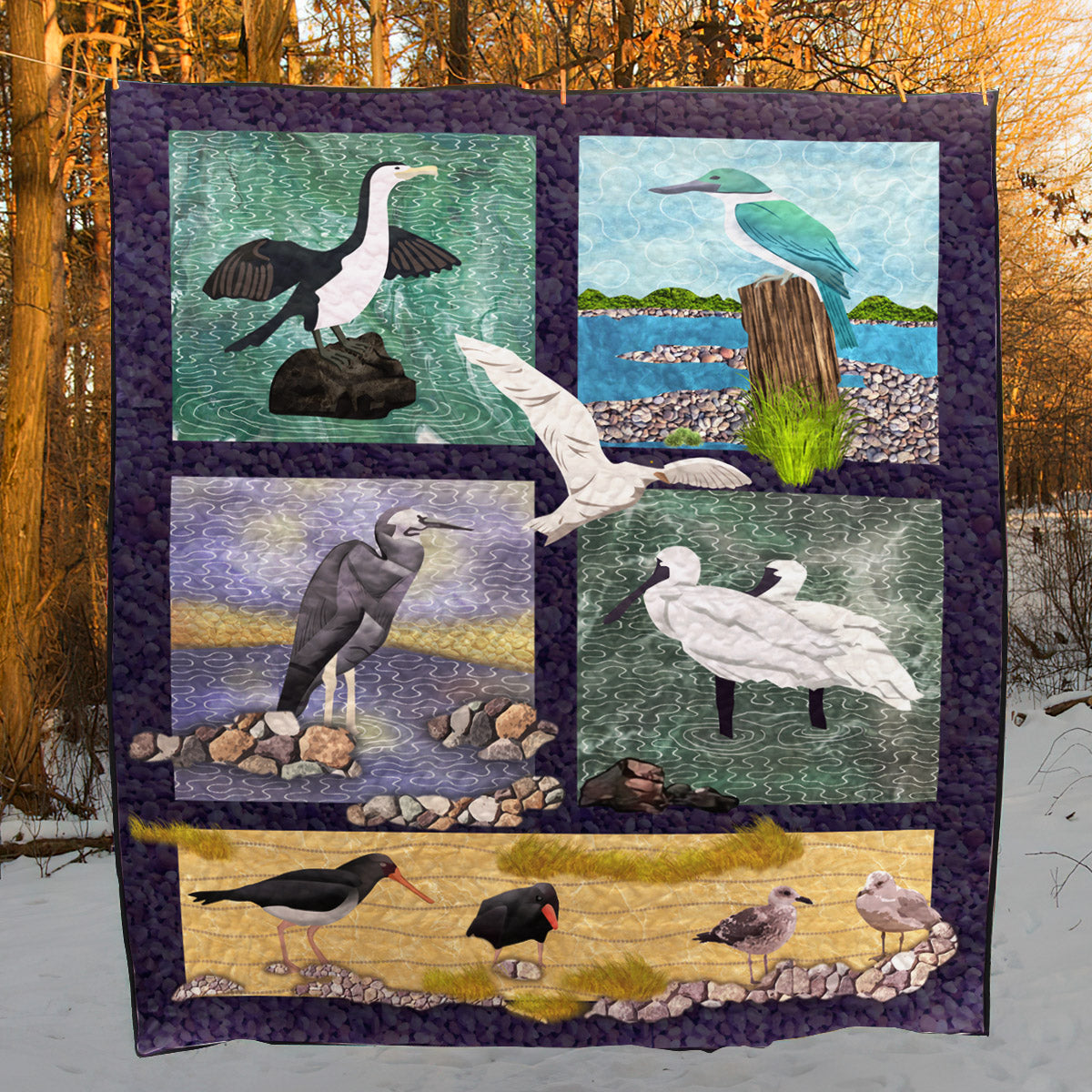 Bird CL280608 Quilt Blanket