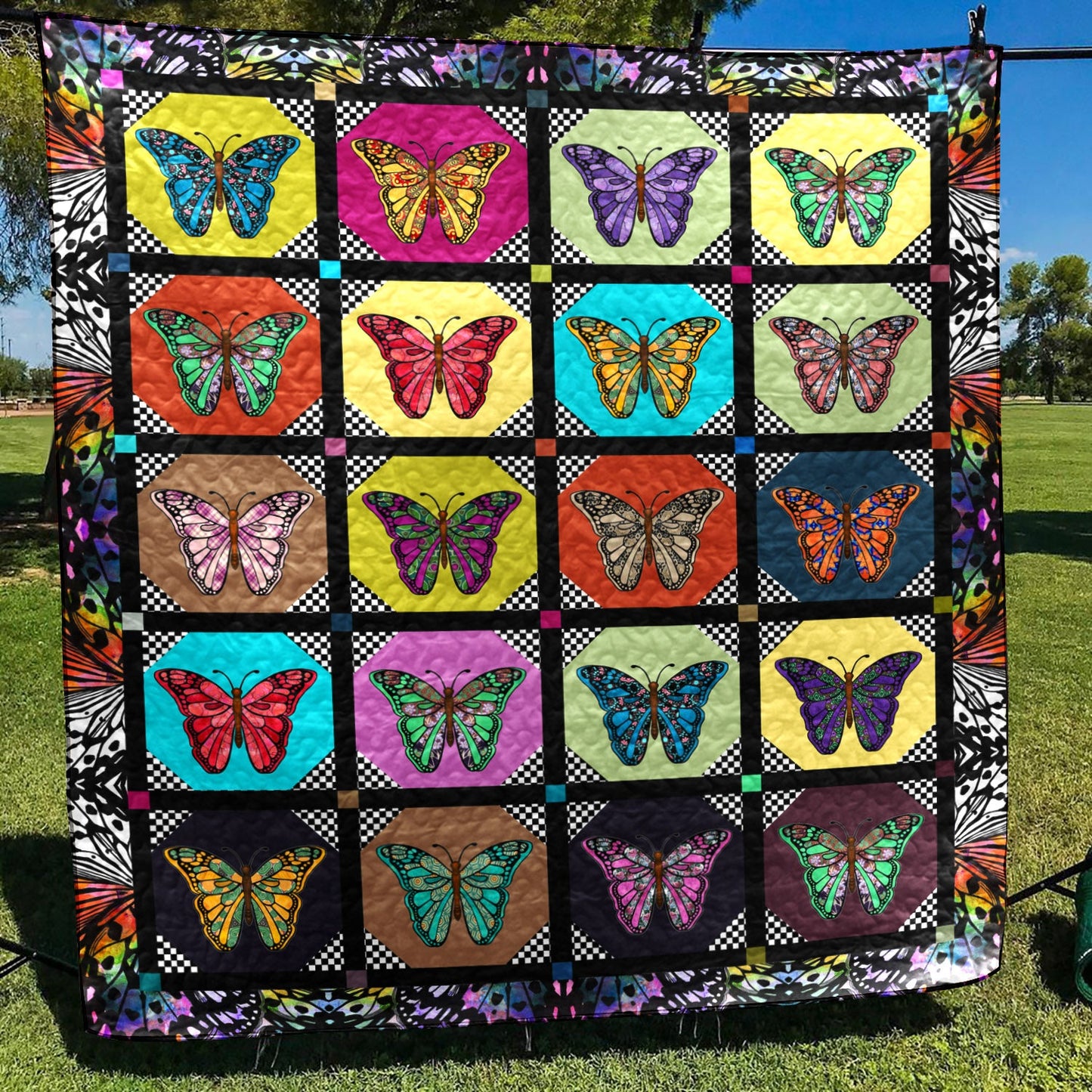 Butterfly HM150702 Quilt Blanket