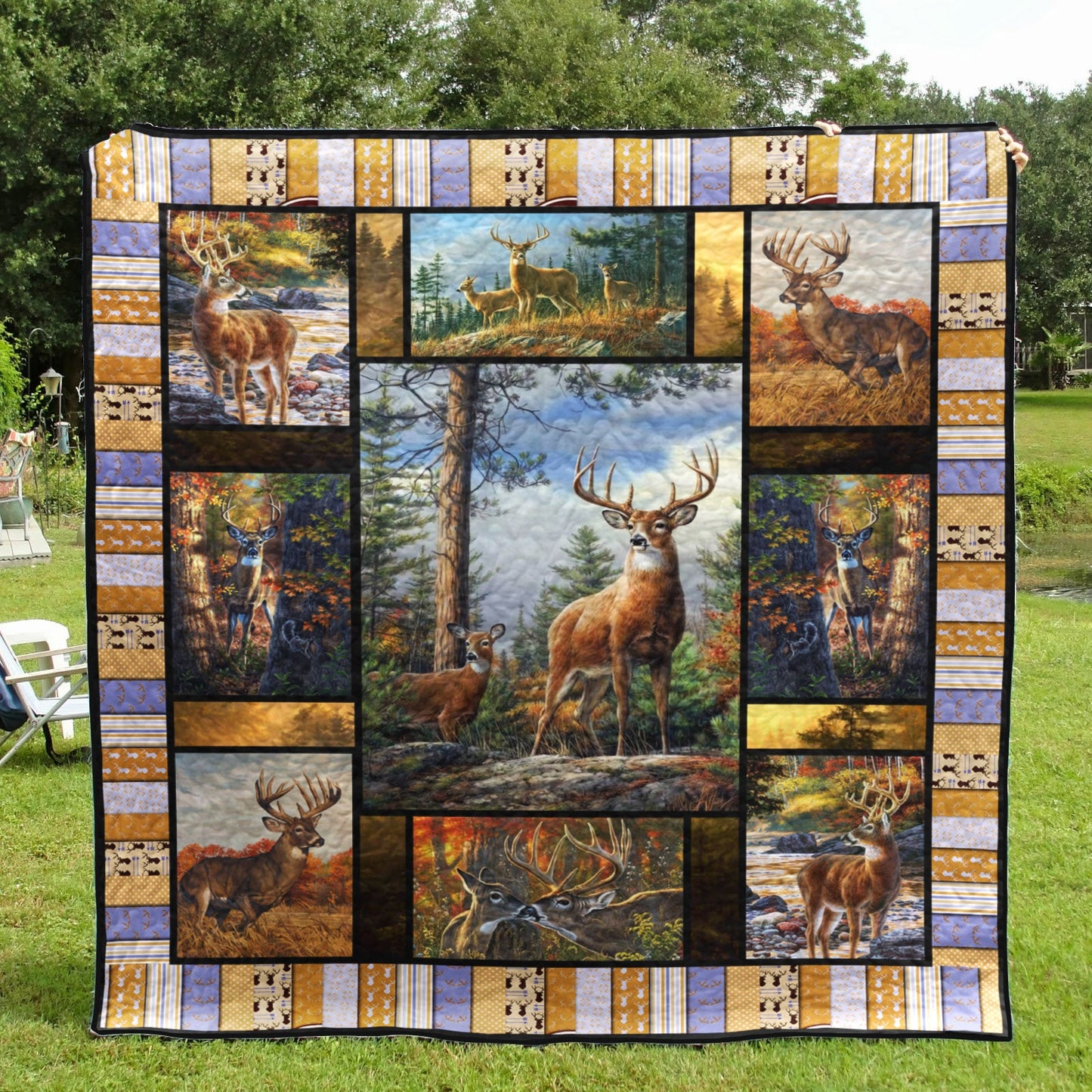 Deer ML150707 Quilt Blanket