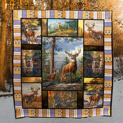 Deer ML150707 Quilt Blanket