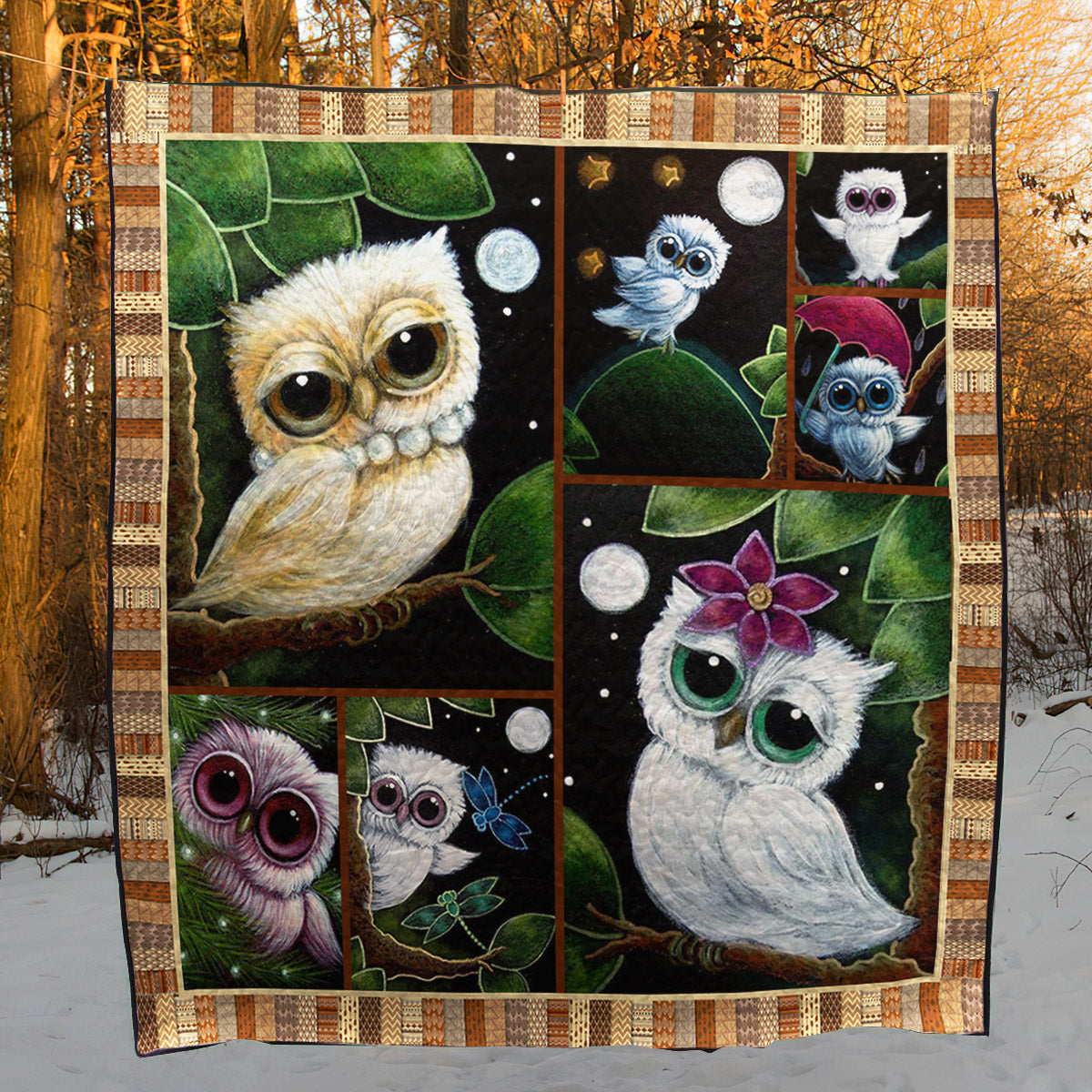 Owl BT150710 Quilt Blanket