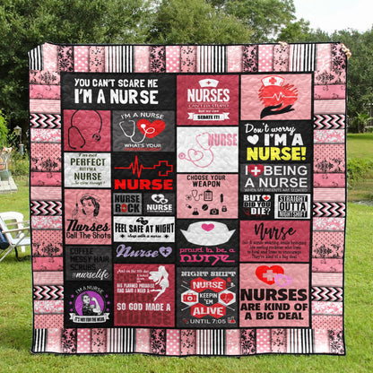 Nurse Life CLT150645 Quilt Blanket