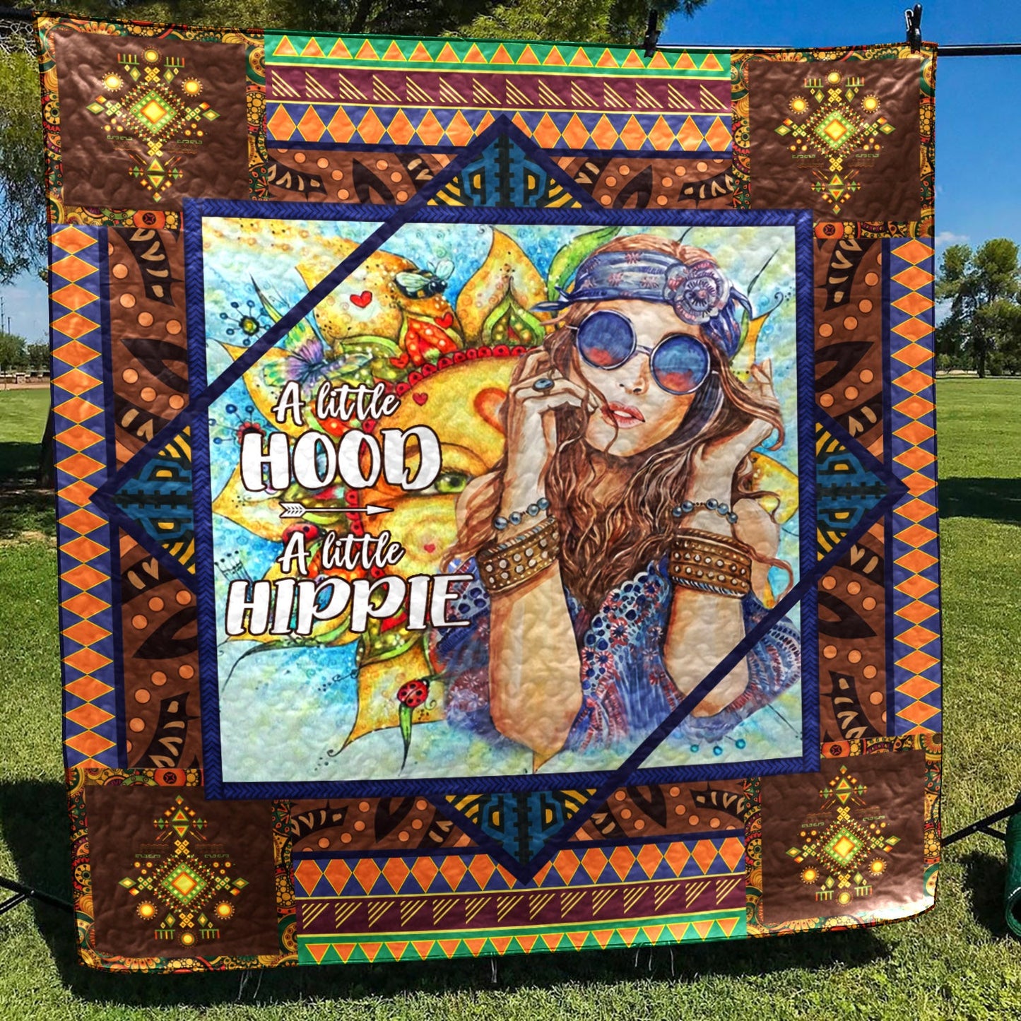 Hippie A Little Hood CLT140624 Quilt Blanket