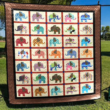 Elephant ML170715 Quilt Blanket