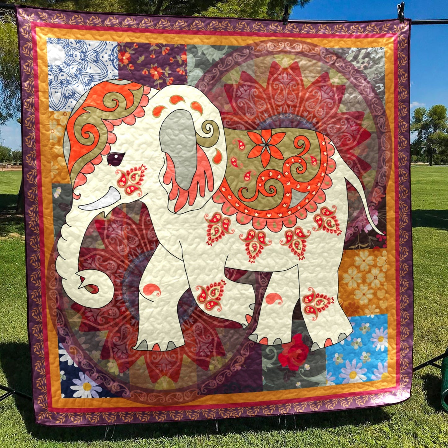 Elephant NN170717 Quilt Blanket