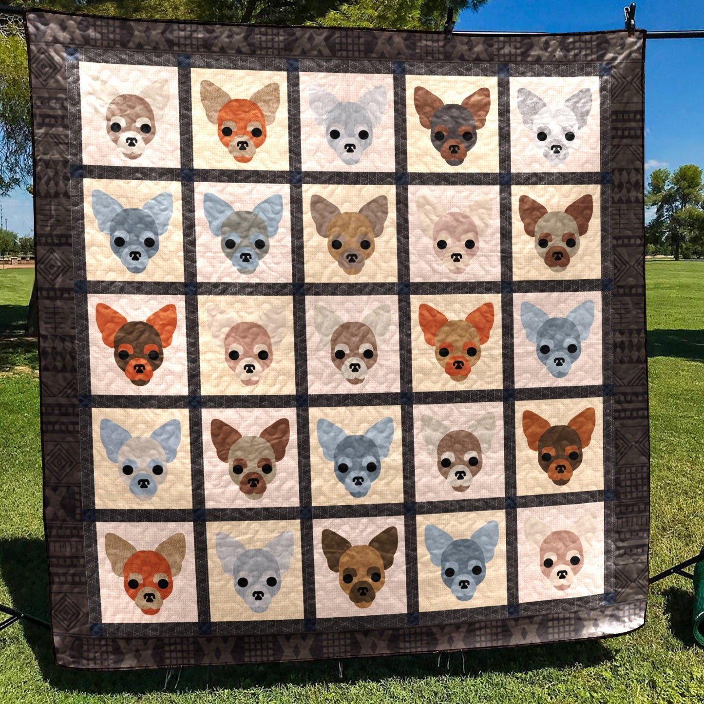 Chihuahua TT170709 Quilt Blanket