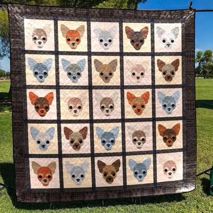 Chihuahua TT170709 Quilt Blanket