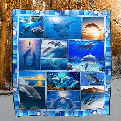 Dolphin CLH0612302Q Quilt Blanket