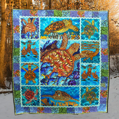 Turtle HM180714 Quilt Blanket