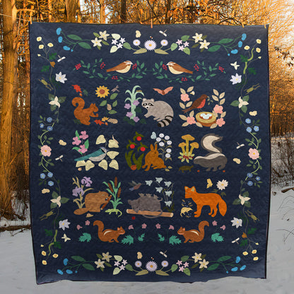 Animals CLA190653 Quilt Blanket