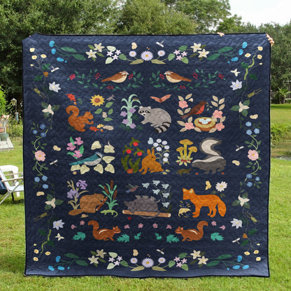 Animals CLA190653 Quilt Blanket