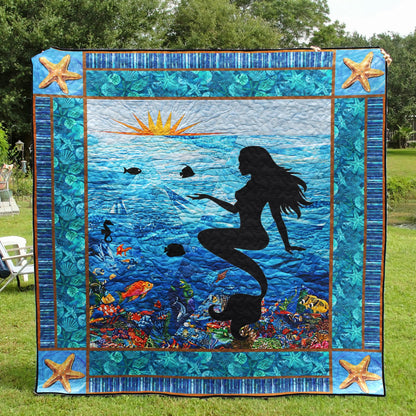 Mermaid QH190701B TBG Quilt Blanket