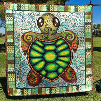 Turtle LI190702A TBG Quilt Blanket