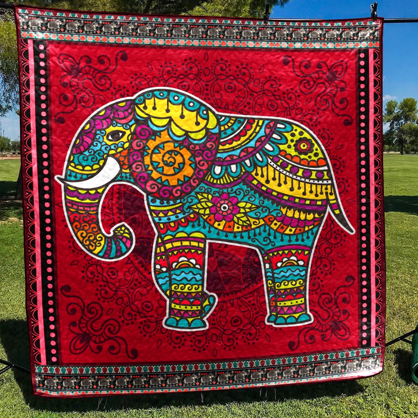 Elephant ML190703B Quilt Blanket