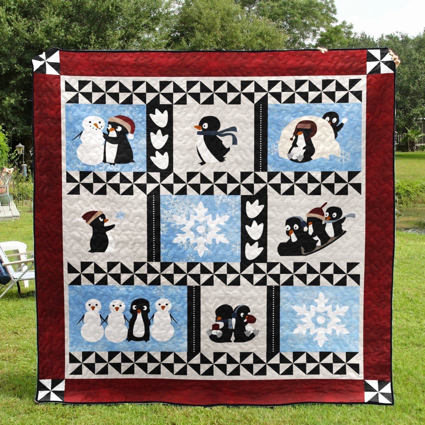 Penguin CLM290638 Quilt Blanket