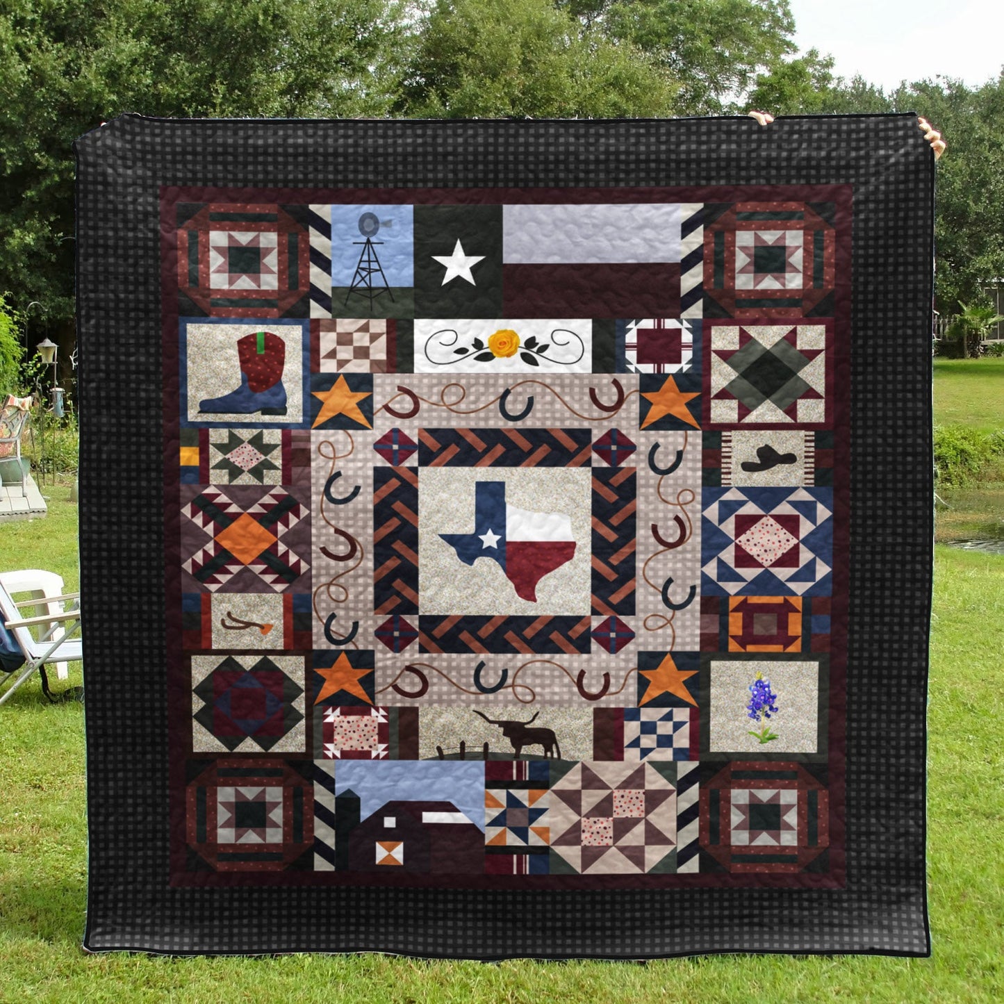 Texas CLD210633 Quilt Blankets