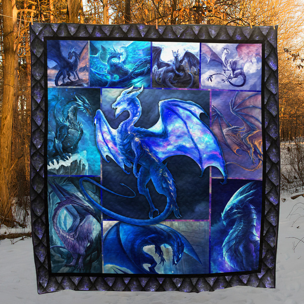 Dragon NN230712B Quilt Blanket