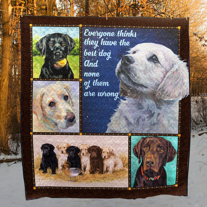 Labrador Retriever DD230718B Quilt Blanket