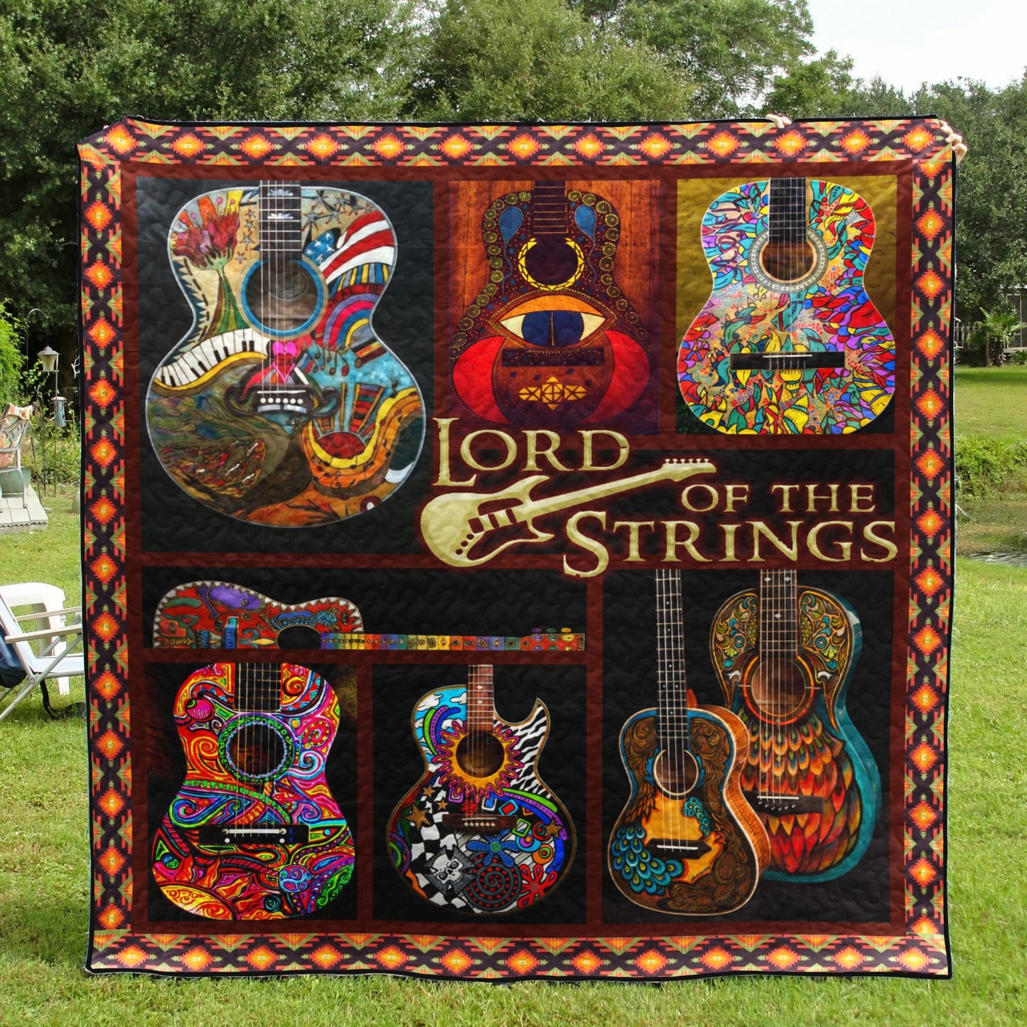 Guitar BI250702B TBG Quilt Blanket