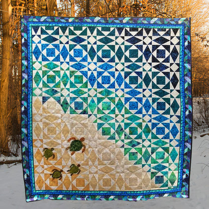 Turtle TU290701C TBG Quilt Blanket