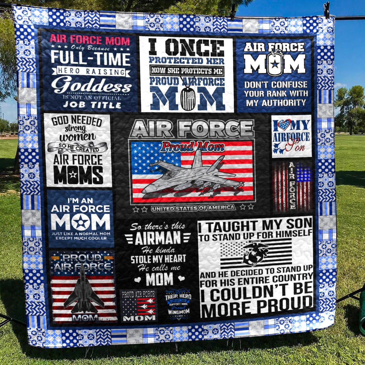 Air Force LI290702C TBG Quilt Blanket