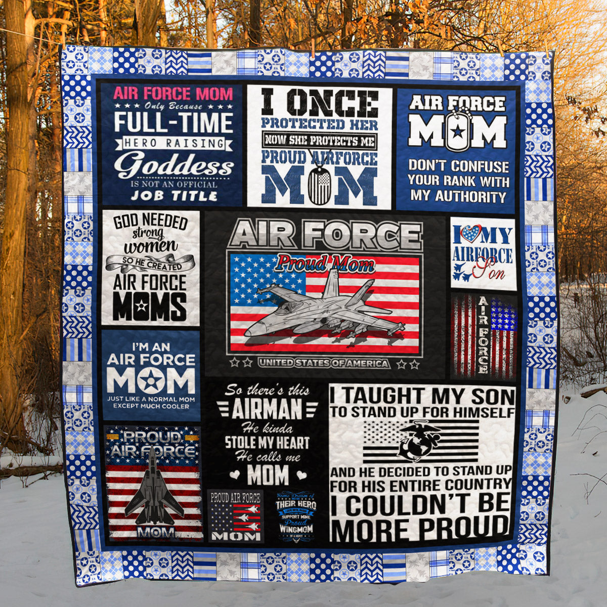 Air Force LI290702C TBG Quilt Blanket