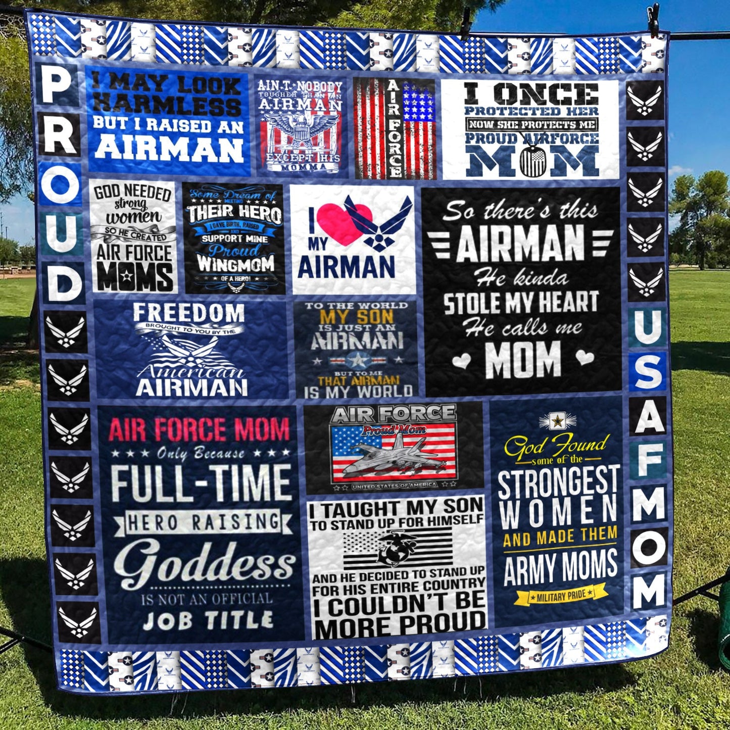 Air Force LI290706C TBG Quilt Blanket