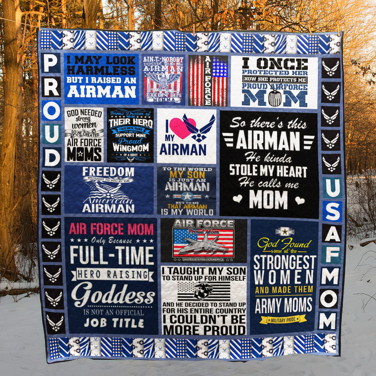 Air Force LI290706C TBG Quilt Blanket