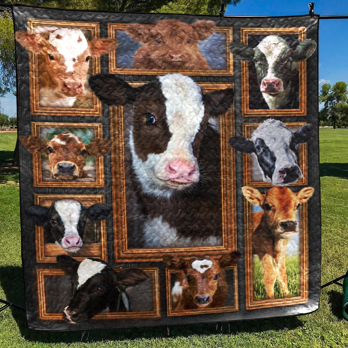 Cow BI010803C TBG Quilt Blanket