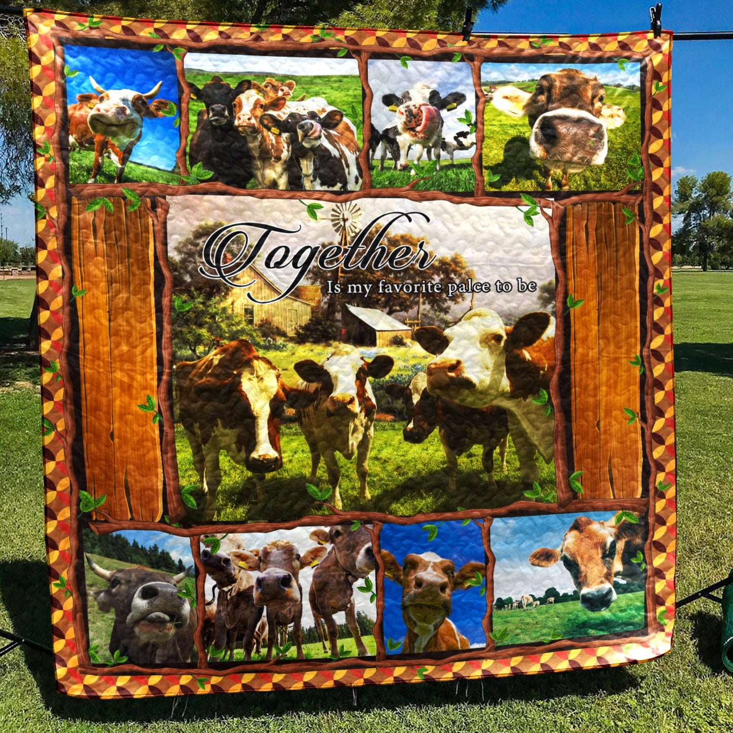 Farm NG040804B TBG Quilt Blanket