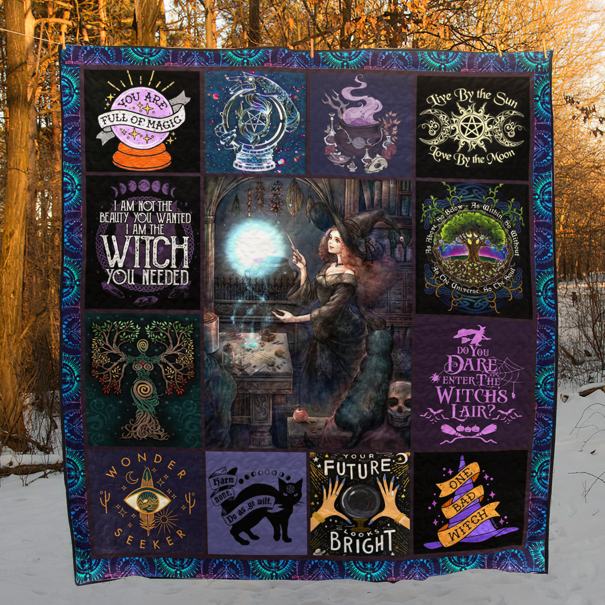 Wicca NG060801B TBG Quilt Blanket