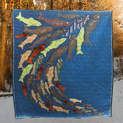 Fish CLP040732 Quilt Blanket