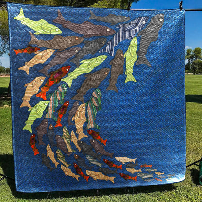 Fish CLP040732 Quilt Blanket