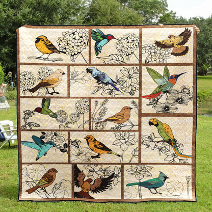 Bird BT240602 Quilt Blanket