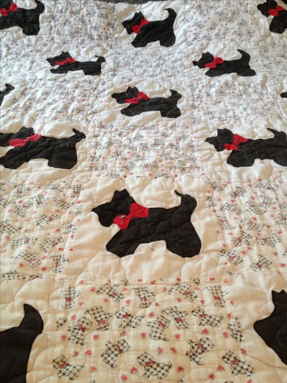 Scottish Terrier CLA05012301 Quilt Blanket