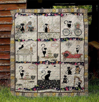 Black Cat ND240401 Quilt Blanket