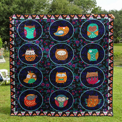 Be The Owl CLT130605 Quilt Blanket