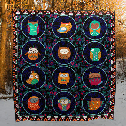 Be The Owl CLT130605 Quilt Blanket