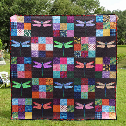 Dragonfly NT130513 Quilt Blanket